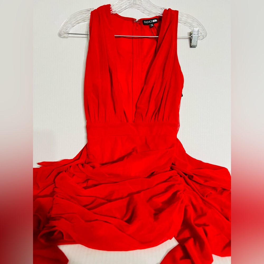 Fashion Nova “Taste Of Her” Mini Red Dress